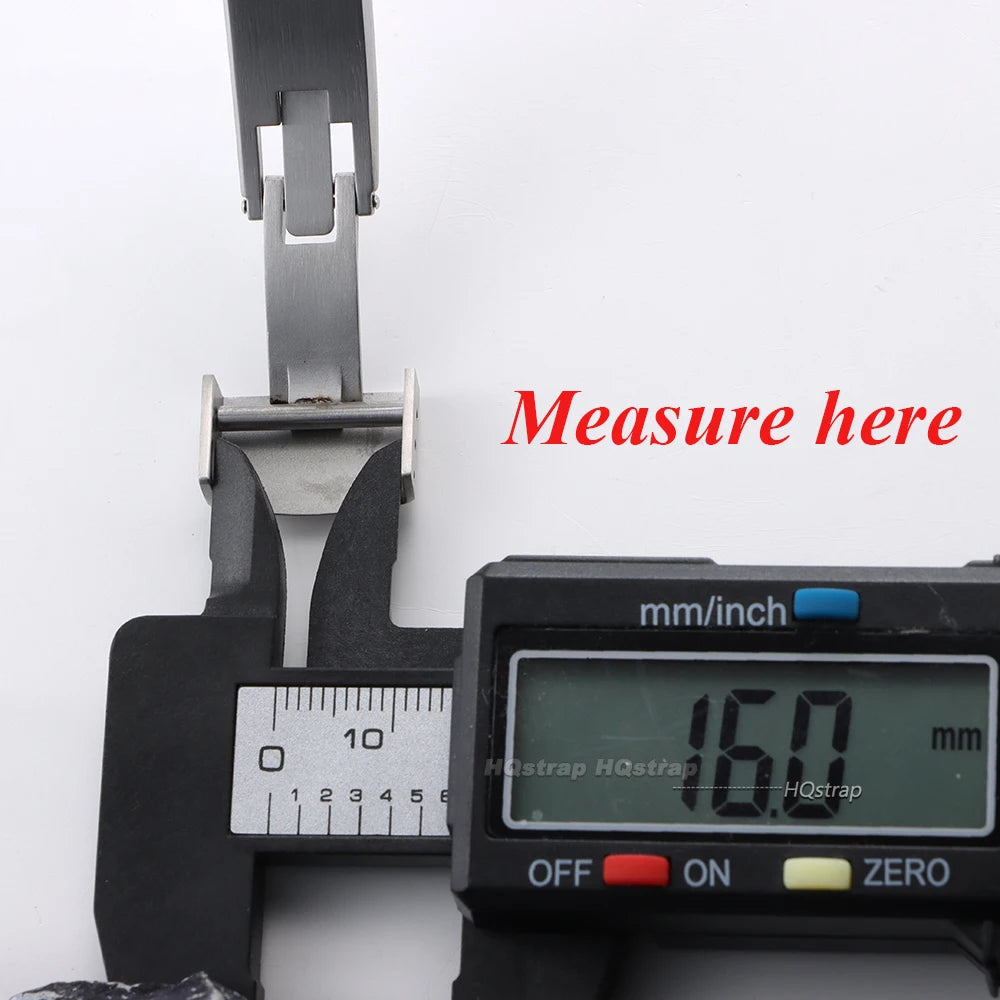CowLost | product_id-stainless-steel-double-click-butterfly-buckle-16mm-20mm-for-rubber-watch-strap-replacement |8