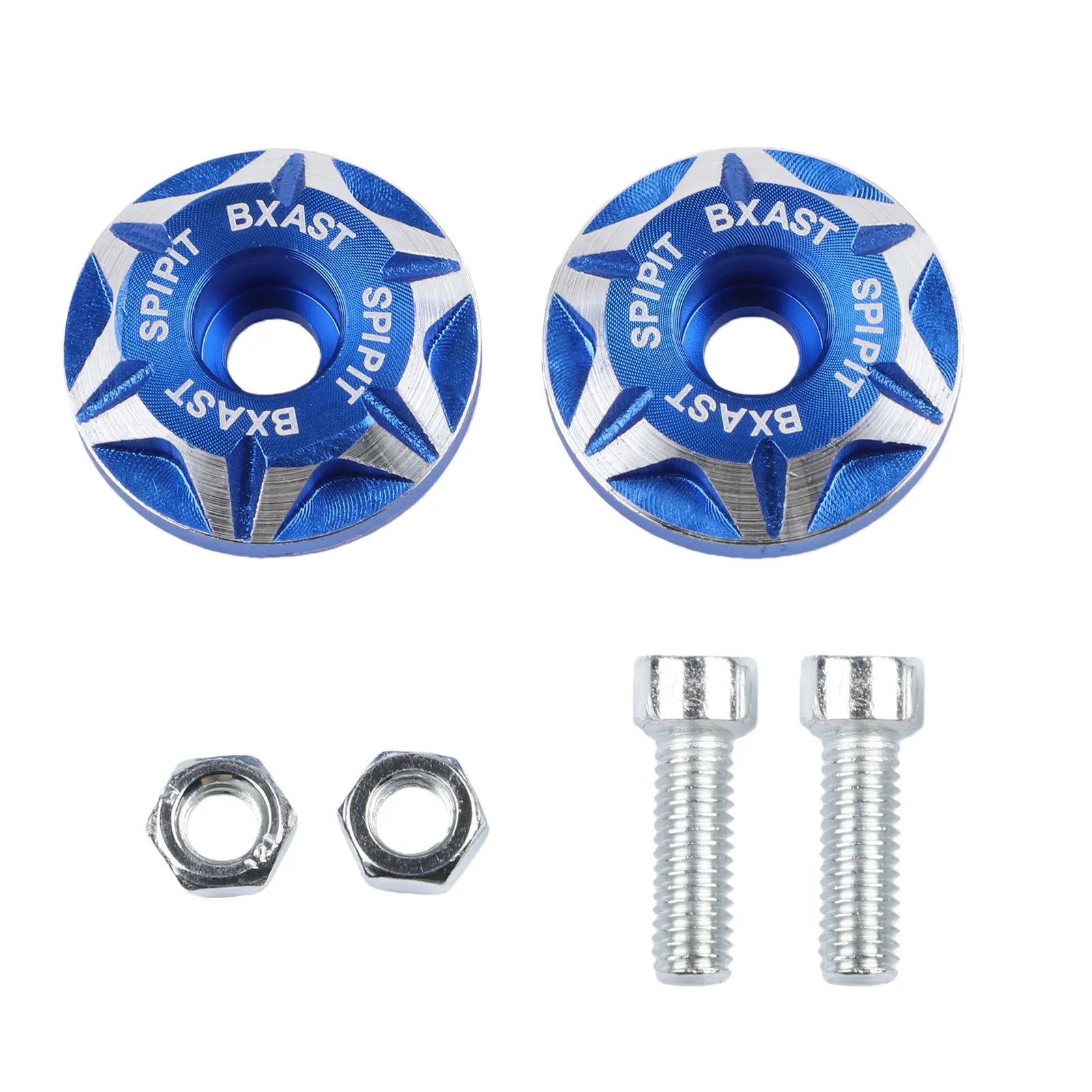 CowLost | product_id-2pcs-6mm-aluminum-alloy-license-plate-screws-bolts-orange-red-blue-black |12