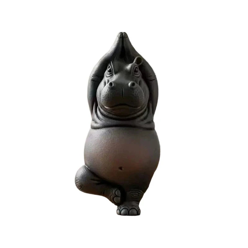 CowLost | product_id-handcrafted-resin-yoga-hippo-meditation-figurine |13