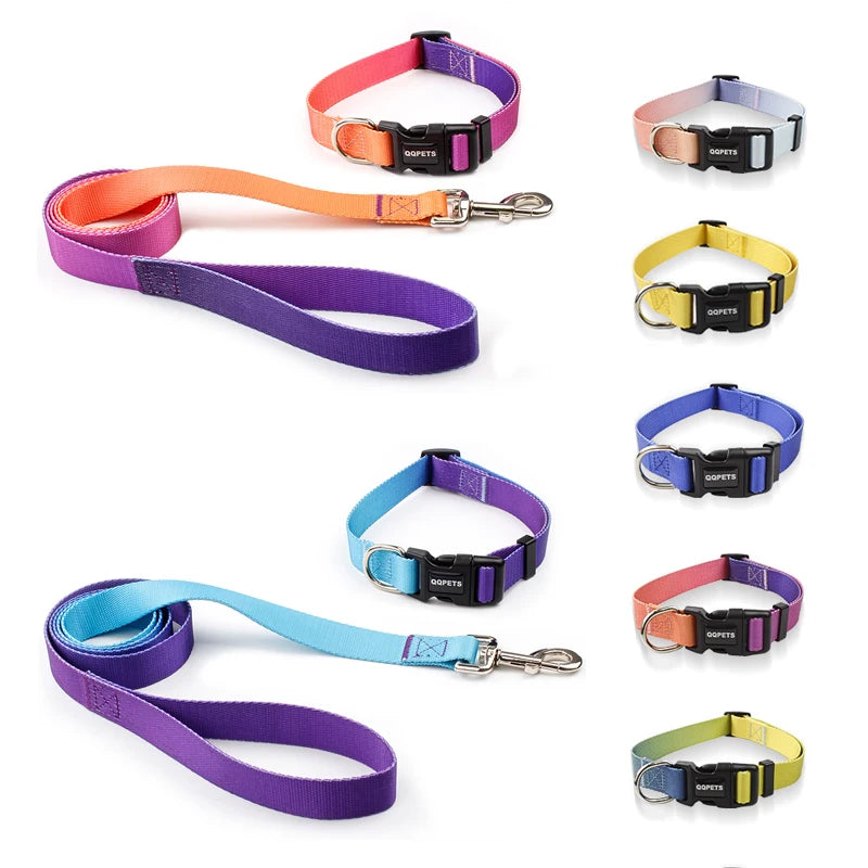 CowLost | dog-diapers-adjustable-nylon-dog-collar-and-leash-set |5