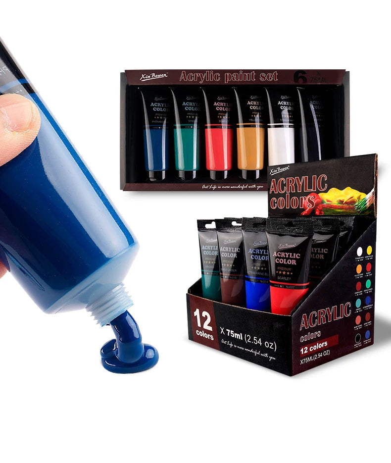 CowLost | 75ml-acrylic-paint-for-wall-art-student-painting-materials-waterproof-and-sun-resistant |14