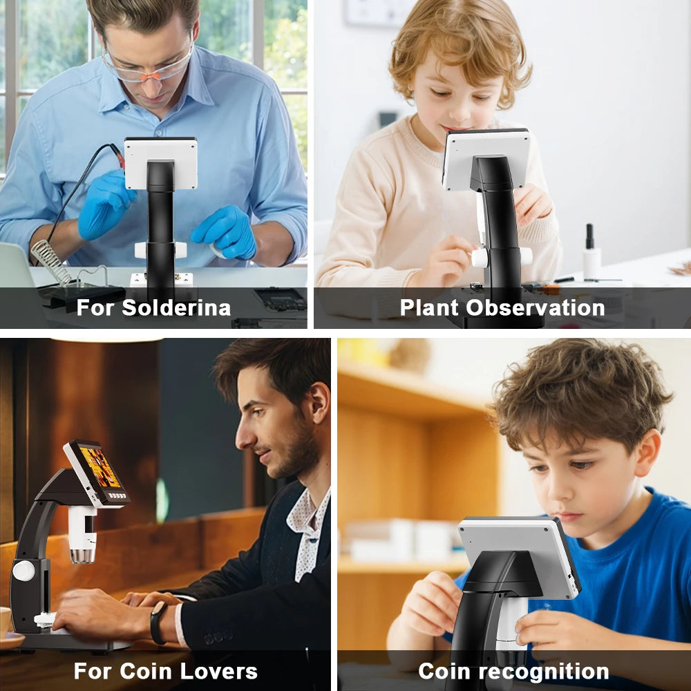 CowLost | product_id-1080p-4-3-lcd-digital-microscope-1000x-magnification-with-adjustable-carrier-table-for-pcb-repair-and-welding |6