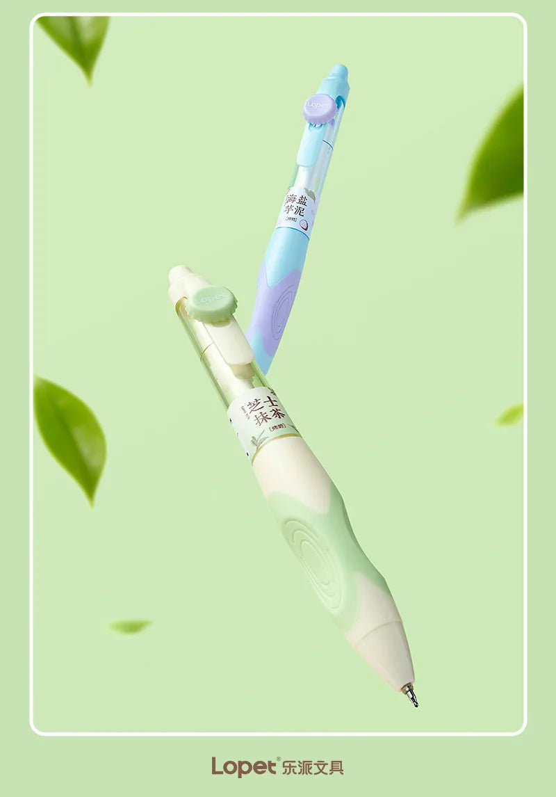 CowLost | product_id-4pcs-lopet-0-5mm-thermo-erasable-gel-pens-black-blue-ink-retractable-for-school-office |16