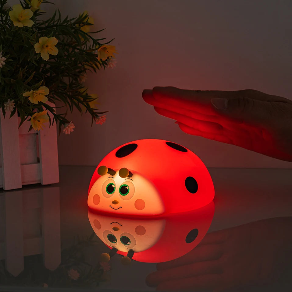 CowLost | product_id-kfvc-rechargeable-silicone-ladybug-touch-control-night-light-for-nursery-baby-child |5