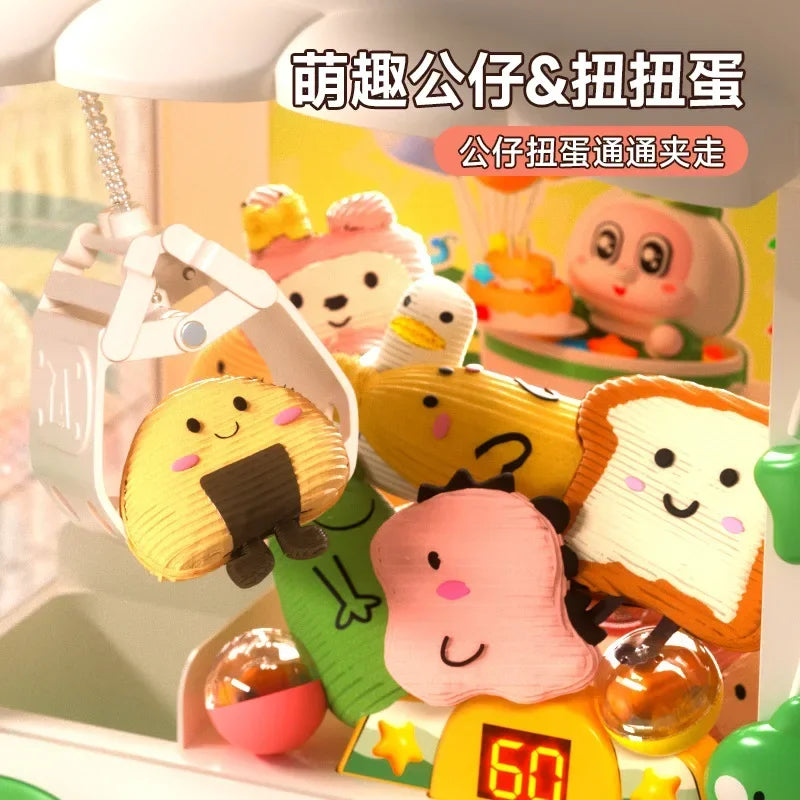 Cartoon Rabbit Claw Game Machine Coin Operated Toy for Kids