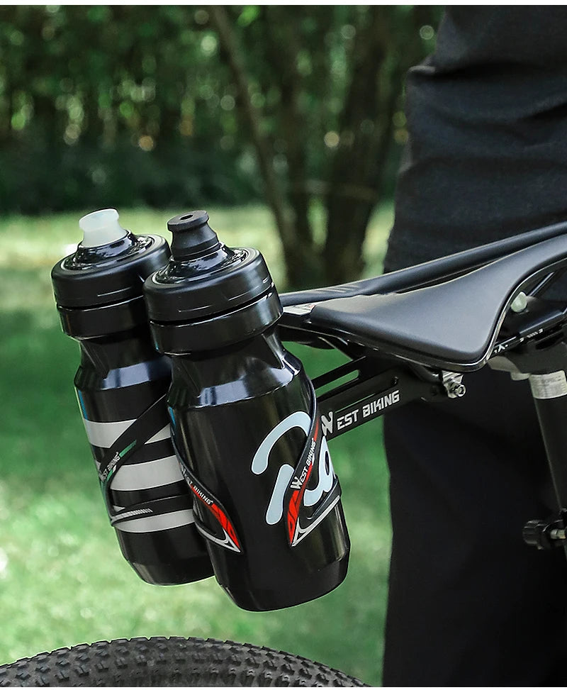 CowLost | west-biking-water-bottle-cage-extension-bracket-bike-saddle-rear-bottle-cage-adapter-seatpost-universal-bicycle-bottle-holder |24