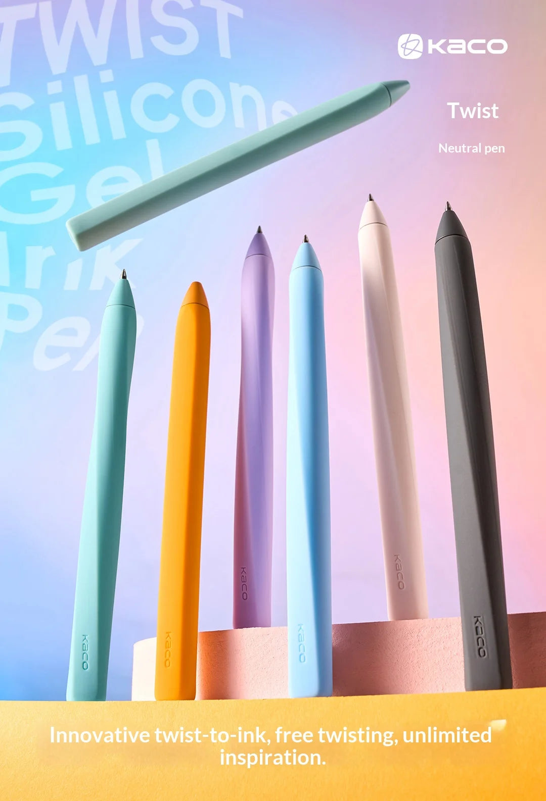 CowLost | product_id-kaco-twist-rotate-gel-pen-with-fidget-toy-anti-roll-silicone-grip-smudge-proof-ink-for-stress-relief-smooth-writing |7