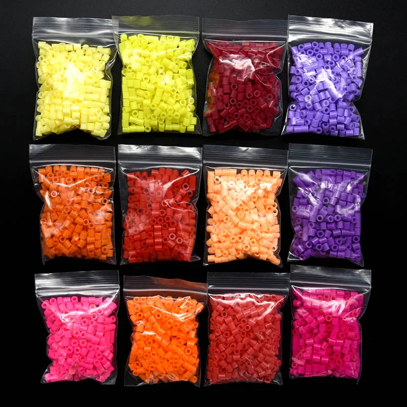 1000PCS 5MM Mixed Color Hama Beads DIY Gift Children's Toy Supplement OPP Bag