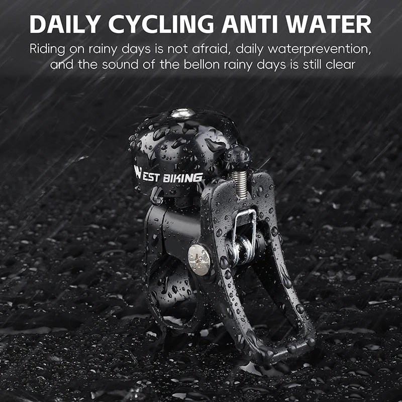 CowLost | west-biking-retro-bicycle-bell-mini-bicycle-handlebar-bell-aluminum-alloy-bike-horn-cycling-alarm-mtb-road |6