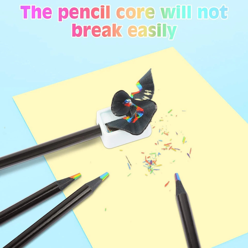 CowLost | rainbow-color-pencils-for-kids-concentric-gradient-crayons |14