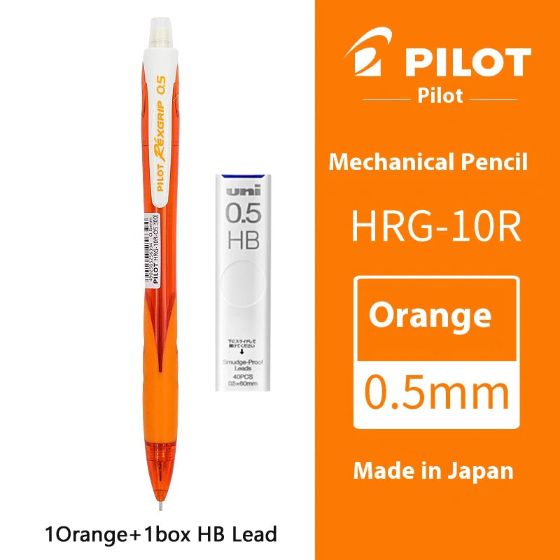 CowLost | product_id-japan-pilot-hrg-10r-mechanical-pencil-0-5mm-colored-rod-unbreakable-non-toxic-with-eraser-for-kids-beginners-writing-drawing |43