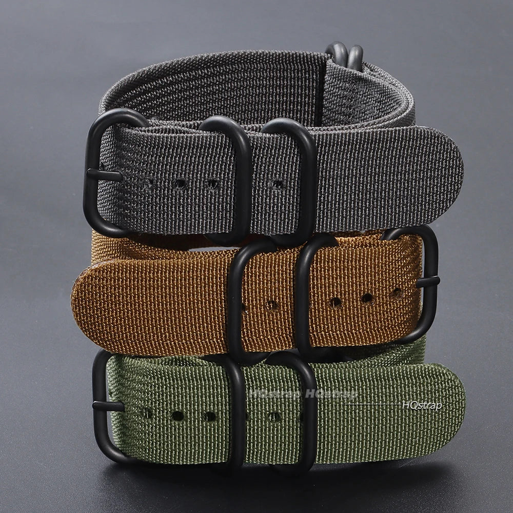 CowLost | product_id-ribbed-nylon-sport-watch-band-with-black-ring-buckle-18-24mm-unisex-strap |2