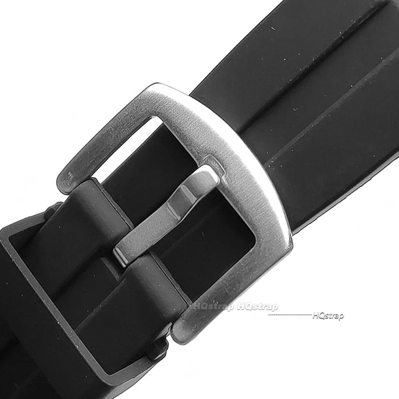 Waterproof Silicone Watch Strap 14+9cm Extended Length for Rolex & Seiko 20/22mm Wristband