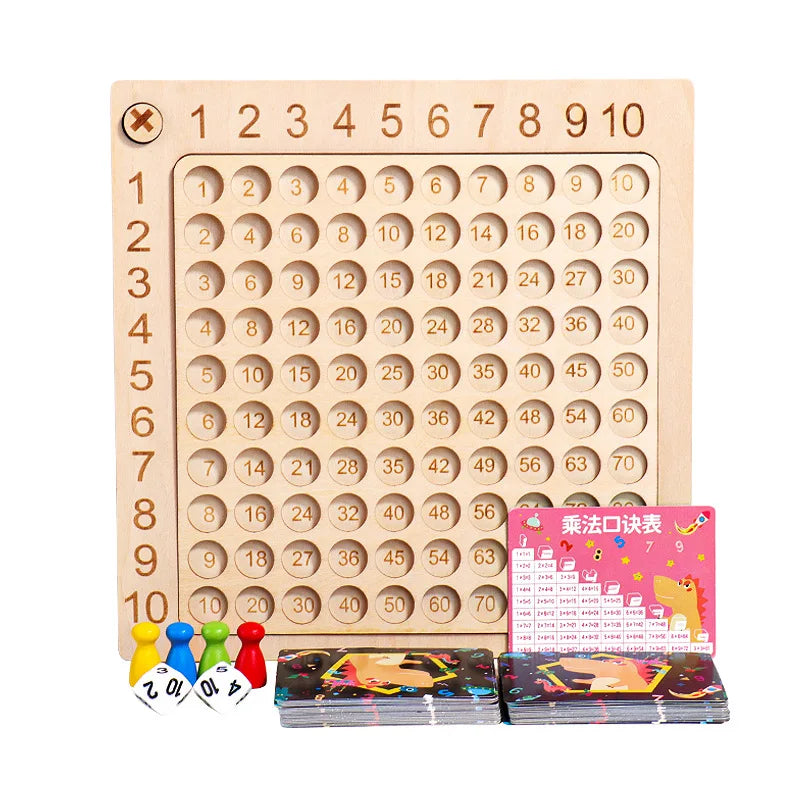 CowLost | fencing-barriers-montessori-kids-99-multiplication-board-game-educational-math-toy |8