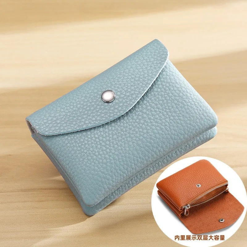 CowLost | leather-short-coin-wallets-card-holder-clutch-bag-card-case |13