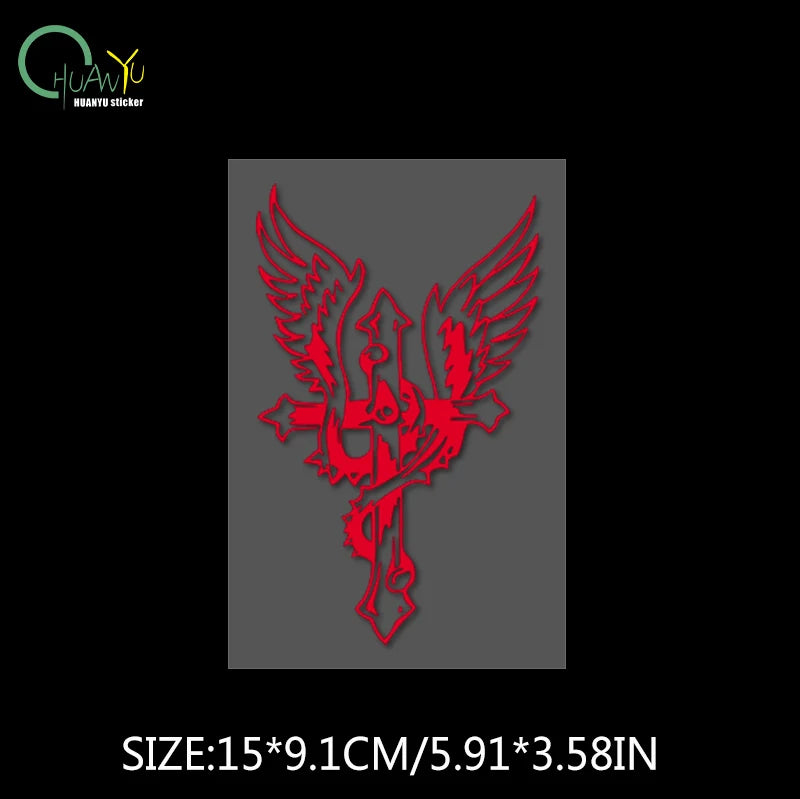 CowLost | creative-eagle-heron-cross-stitch-personalized-car-sticker |15