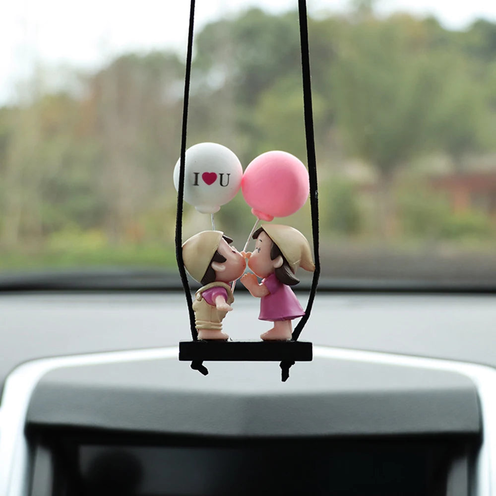 CowLost | gin-product_id-kiss-boys-and-girls-balloon-car-rearview-mirror-pendant-ornament |9
