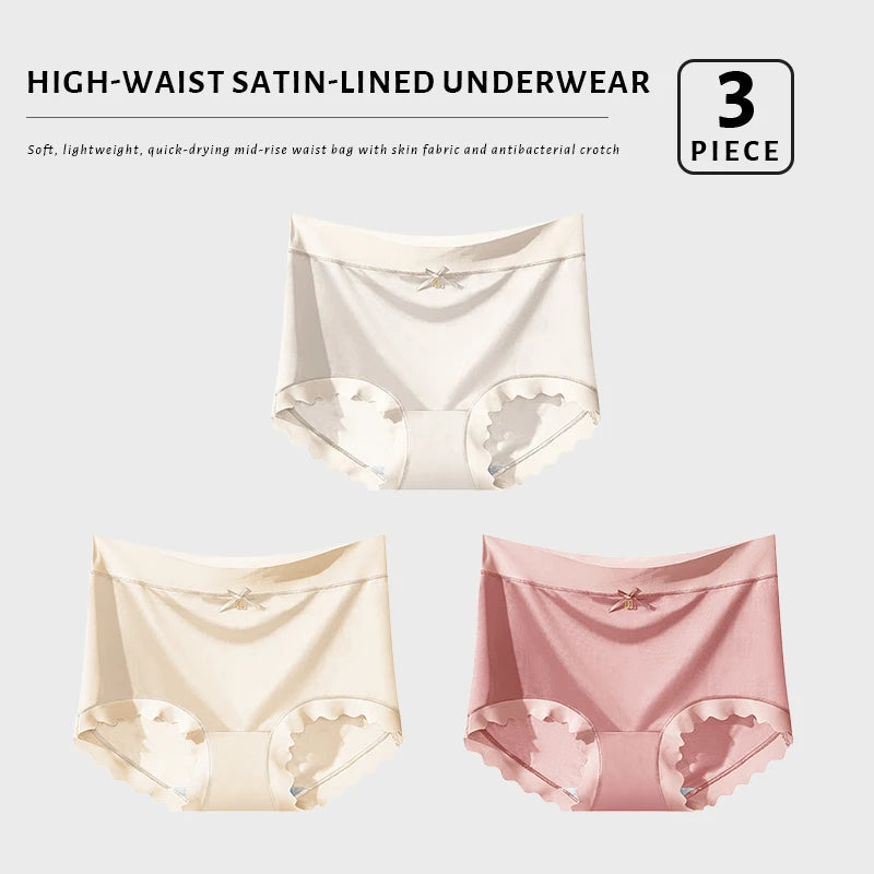 CowLost | product_id-fallsweet-women-s-seamless-high-rise-plus-size-ice-silk-boyshort-panties-3-pack |11