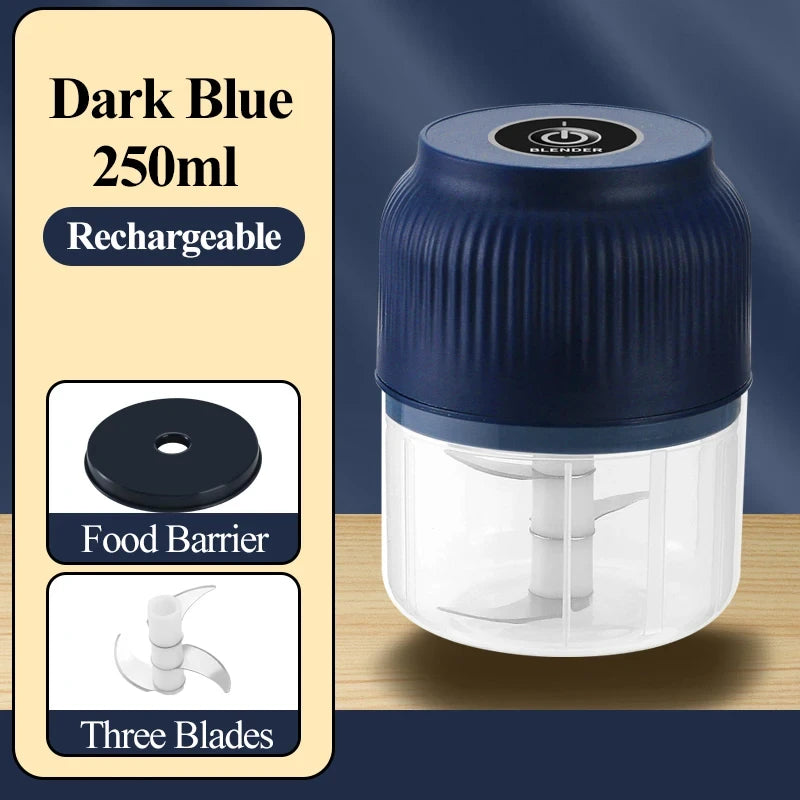 CowLost | garlic-product_id-250ml-mini-wireless-usb-rechargeable-electric-garlic-vegetable-chopper |12