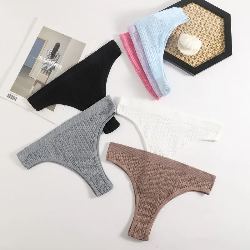 CowLost | product_id-3pcs-seamless-low-waist-women-s-stretch-briefs-solid-color-panties |1