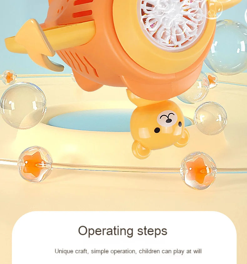 CowLost | product_id-little-bear-automatic-bubble-gun-toy-with-light-for-kids-summer-outdoor-party-gift |6