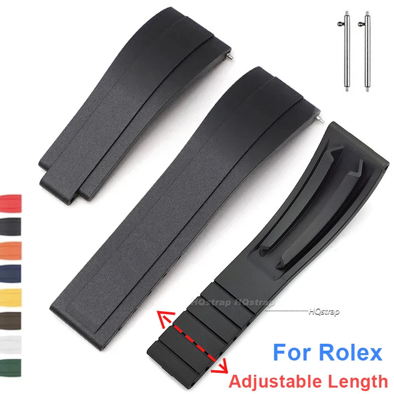 CowLost | product_id-silicone-rubber-waterproof-watch-strap-for-rolex-daytona-submariner-oysterflex-20mm |8
