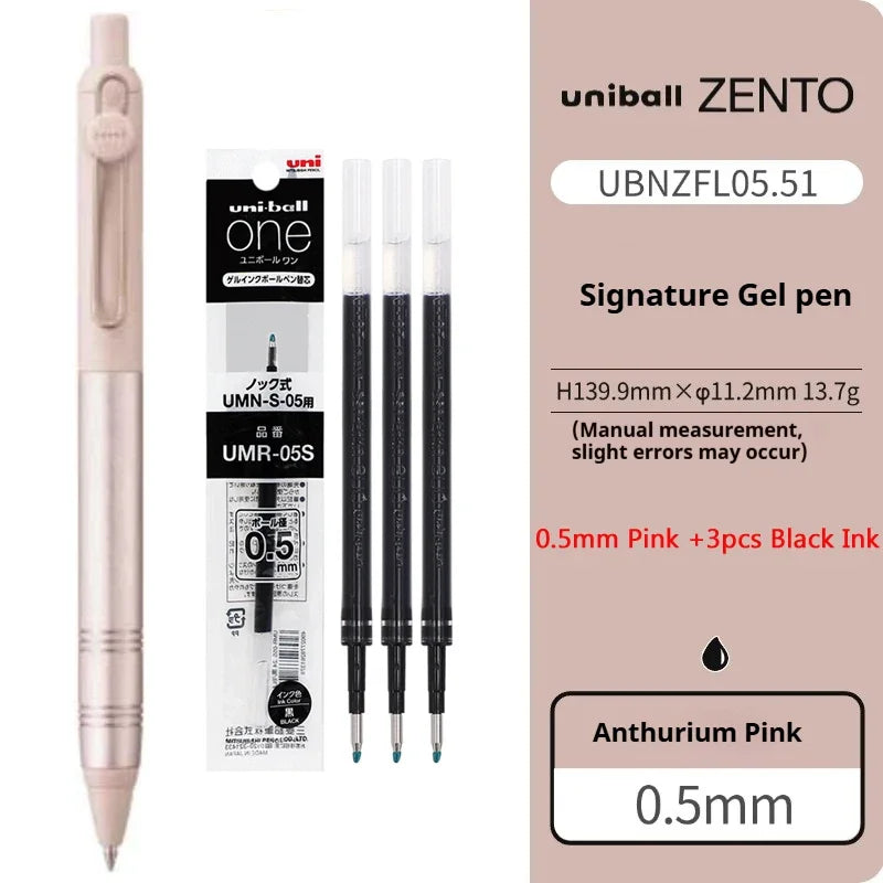 CowLost | product_id-uni-zento-flow-metal-grip-gel-pen-0-38-0-5mm-black-ink-smooth-writing-for-business-journals |27
