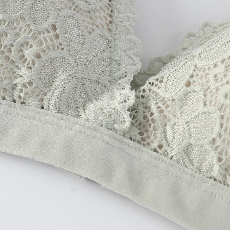 CowLost | product_id-women-lace-non-wire-push-up-bra-and-low-waist-panties-set-sexy-lingerie |11