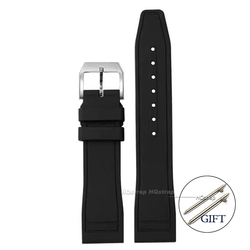 CowLost | product_id-quick-release-20-21-22mm-waterproof-rubber-watch-strap-for-iwc-pilot-portugieser-portofino |20