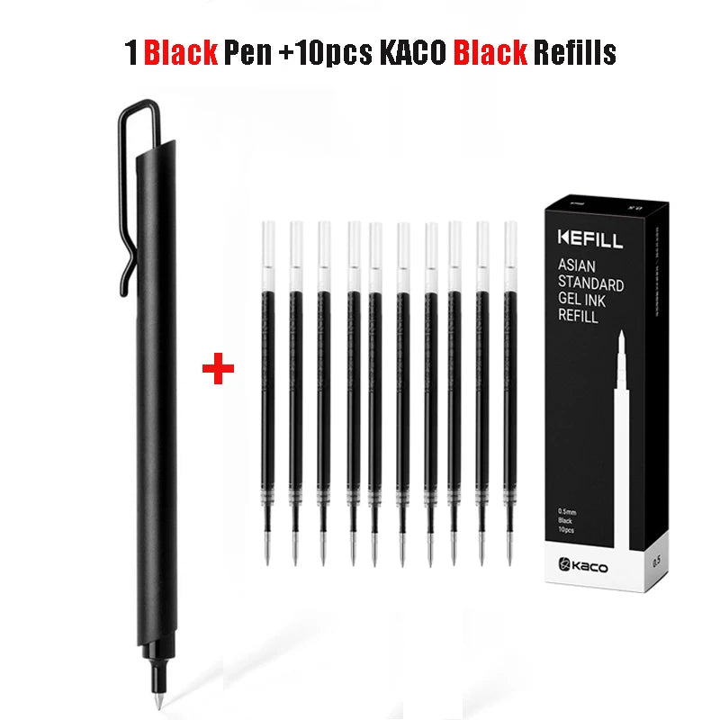 CowLost | product_id-kaco-klip-0-5mm-black-gel-pen-with-clip-for-office-and-school-use |12