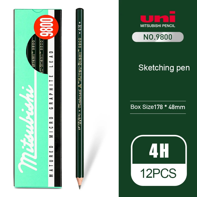 CowLost | product_id-uni-japanese-12pcs-9800-hb-14b-professional-sketch-pencil-set |15