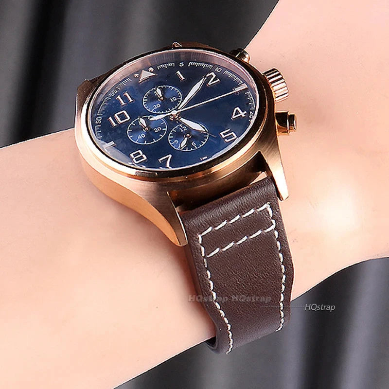 CowLost | bracelets-product_id-20mm-21mm-22mm-cowhide-leather-watchband-for-iwc-pilot-portugieser-portofino-wrist-strap |5