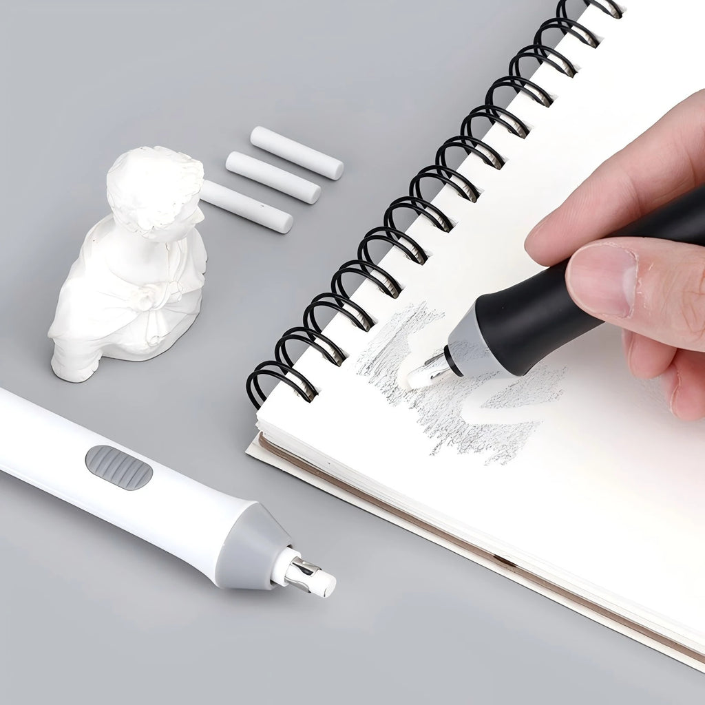 CowLost | tenwin-adjustable-electric-rubber-eraser-with-rubber-refills-battery-power |3
