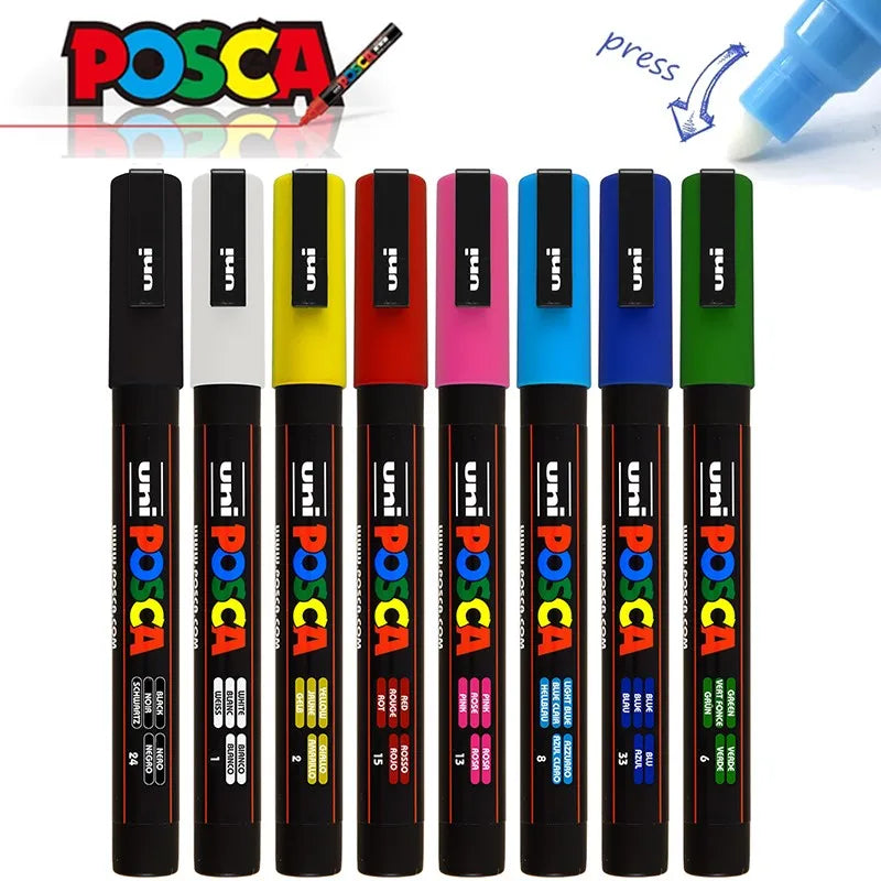 CowLost | product_id-uni-posca-pc-3m-acrylic-paint-marker-pen-for-diy-graffiti-and-craftwork |2