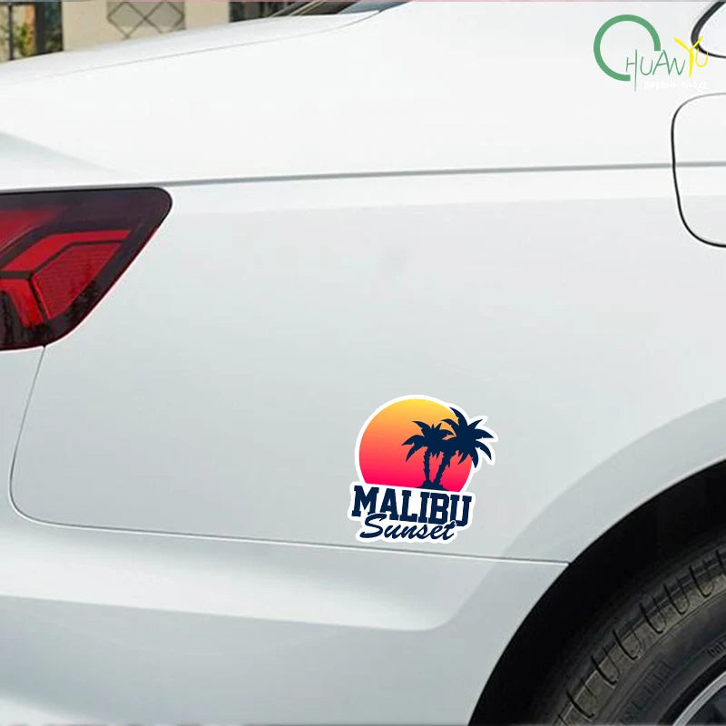 CowLost | personality-malibu-sunset-car-sticker-decal-pvc |9