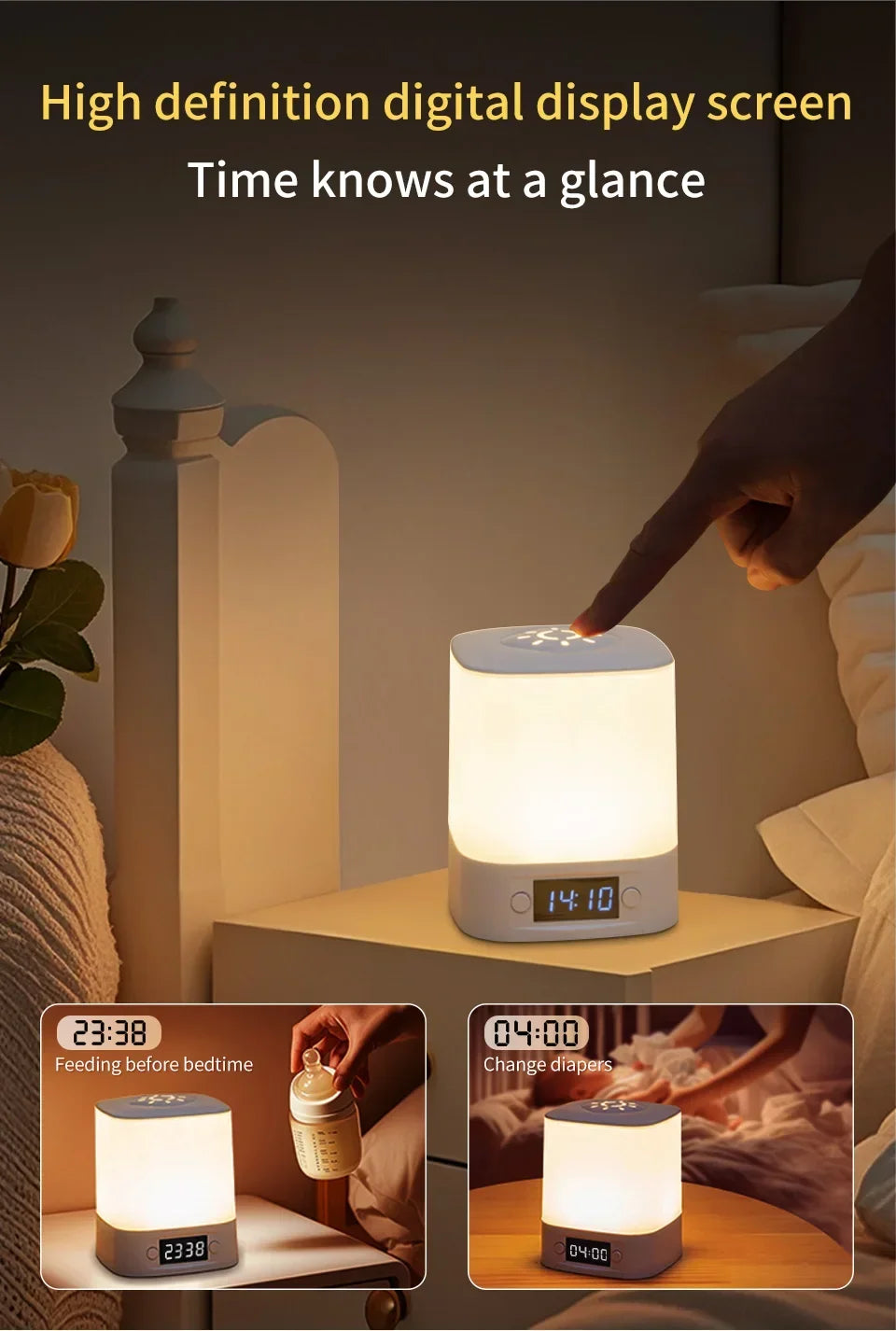 CowLost | product_id-rechargeable-touch-dimmable-led-night-lamp-with-remote-and-clock-display-eye-protection |19