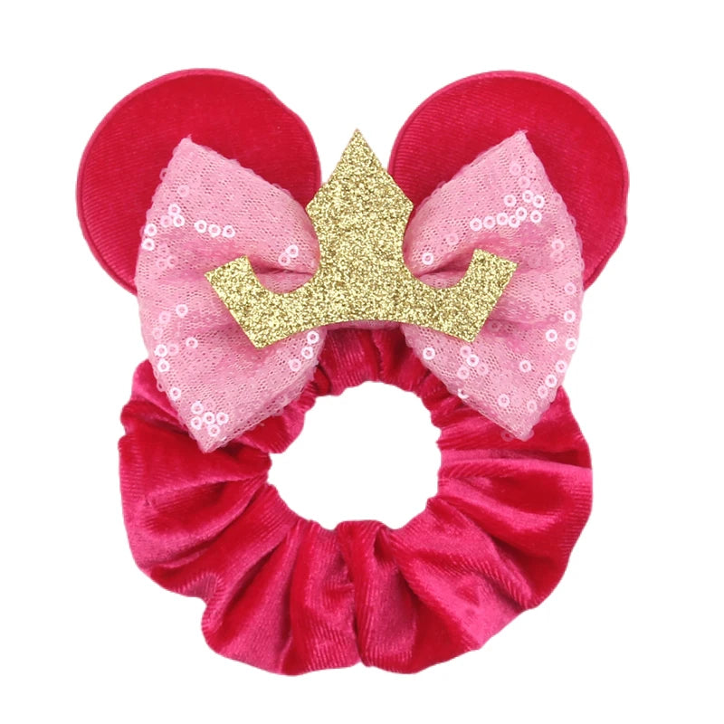 CowLost | disney-mouse-velvet-hair-scrunchies-hairband-for-girls |79