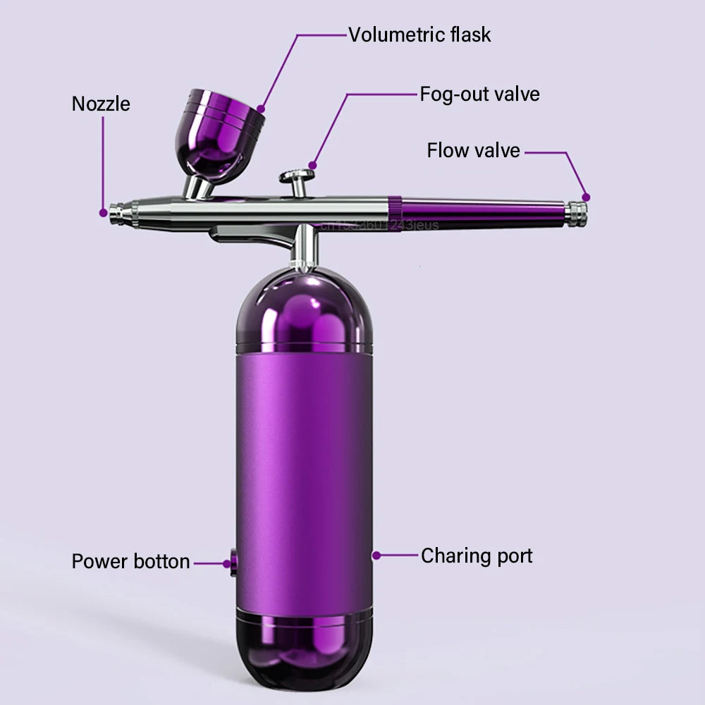 CowLost | airbrush-nails-with-compressor-portable-airbrush-nail-machine |14