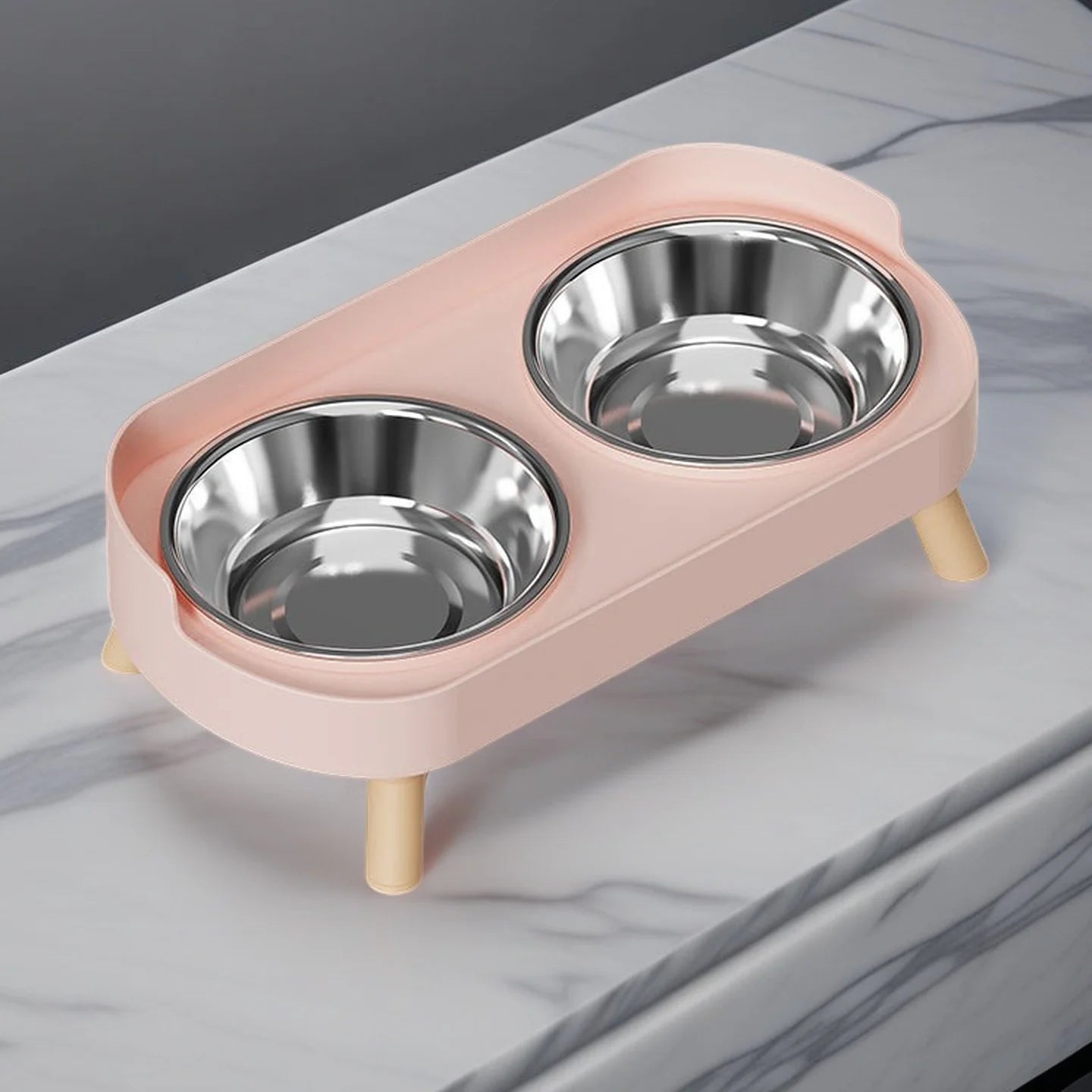 CowLost | product_id-dopamine-elevated-pet-feeder-with-dual-stainless-steel-bowls-and-neck-support |15