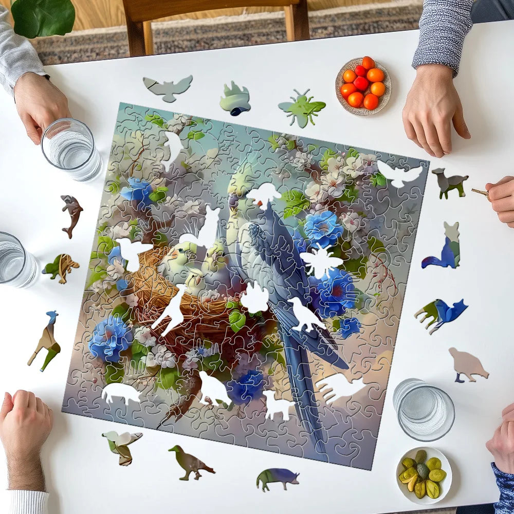 CowLost | wooden-puzzles-for-adults-hummingbird-wood-puzzles-adult-unique-animal-shape-wooden-jigsaw-puzzles-birthday-gifts-for-puzzles |4