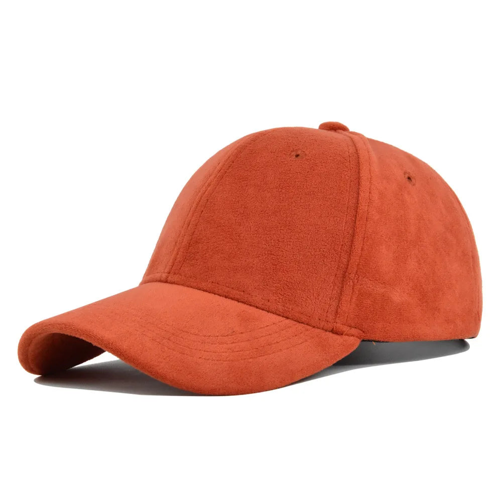CowLost | solid-suede-retro-baseball-caps-for-men-women |24