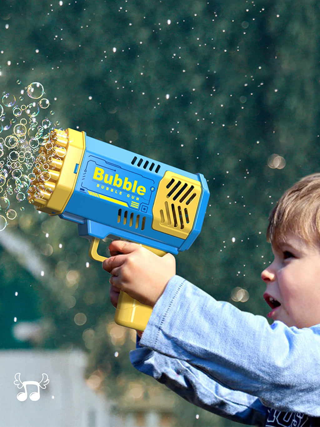 CowLost | product_id-childrens-40-hole-portable-automatic-bubble-gun-toy-with-light-no-battery-needed |17