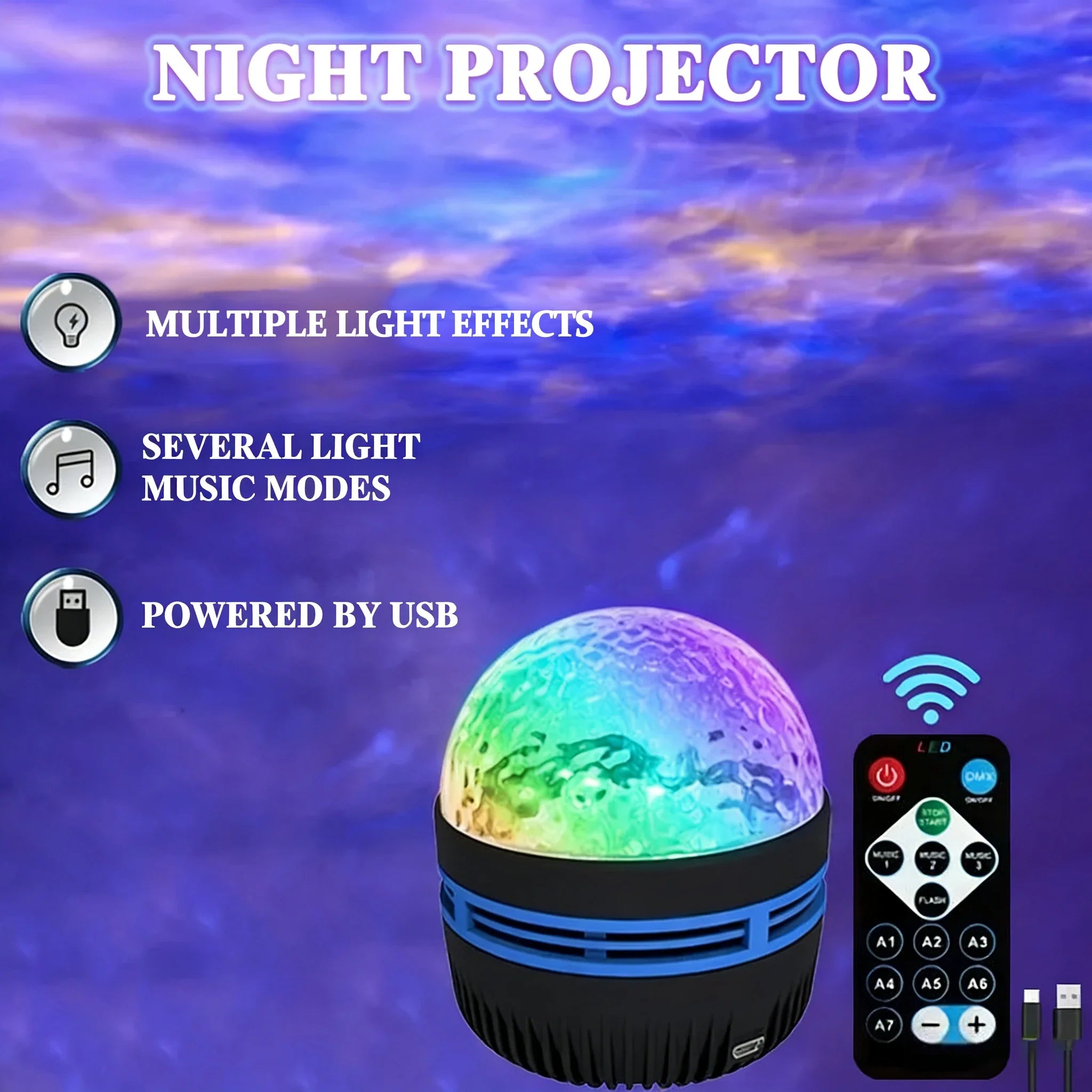 CowLost | night-lights-ambient-lighting-product_id-led-rgb-starry-sky-night-light-projector-aurora-galaxy-lamp-for-kids-bedroom-decor |8