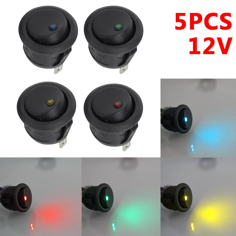 CowLost | product_id-luminescence-12v-waterproof-led-toggle-rocker-switches-5-pack-on-off |9