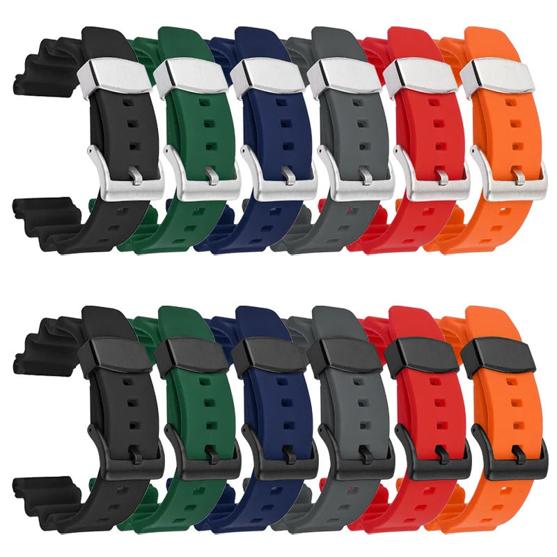 CowLost | rings-product_id-waterproof-silicone-replacement-strap-for-seiko-water-ghost-007-abalone-20-22mm-with-steel-ring |11