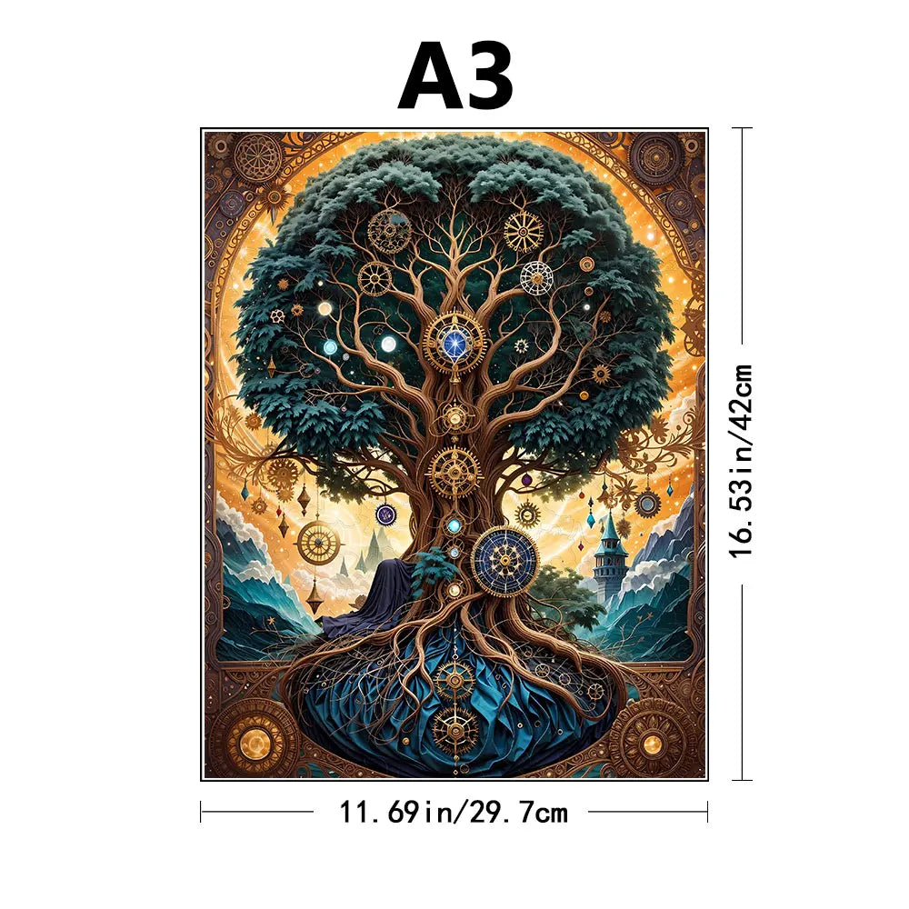 CowLost | product_id-colorful-tree-animal-wooden-jigsaw-puzzle-toy-christmas-gift |8