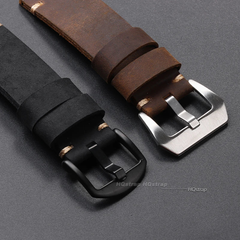 CowLost | bracelets-product_id-handmade-vintage-brown-cowhide-leather-watchband-22-26mm-for-panerai-pam111-441 |4