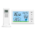ORIA Wireless Digital Outdoor Thermometer Indoor Hygrometer Temperature Humidity Monitor with Clock
