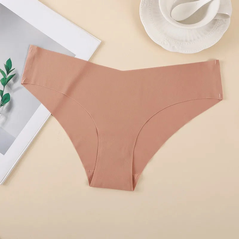 CowLost | product_id-women-s-seamless-soft-thin-v-neck-brief-panties |12