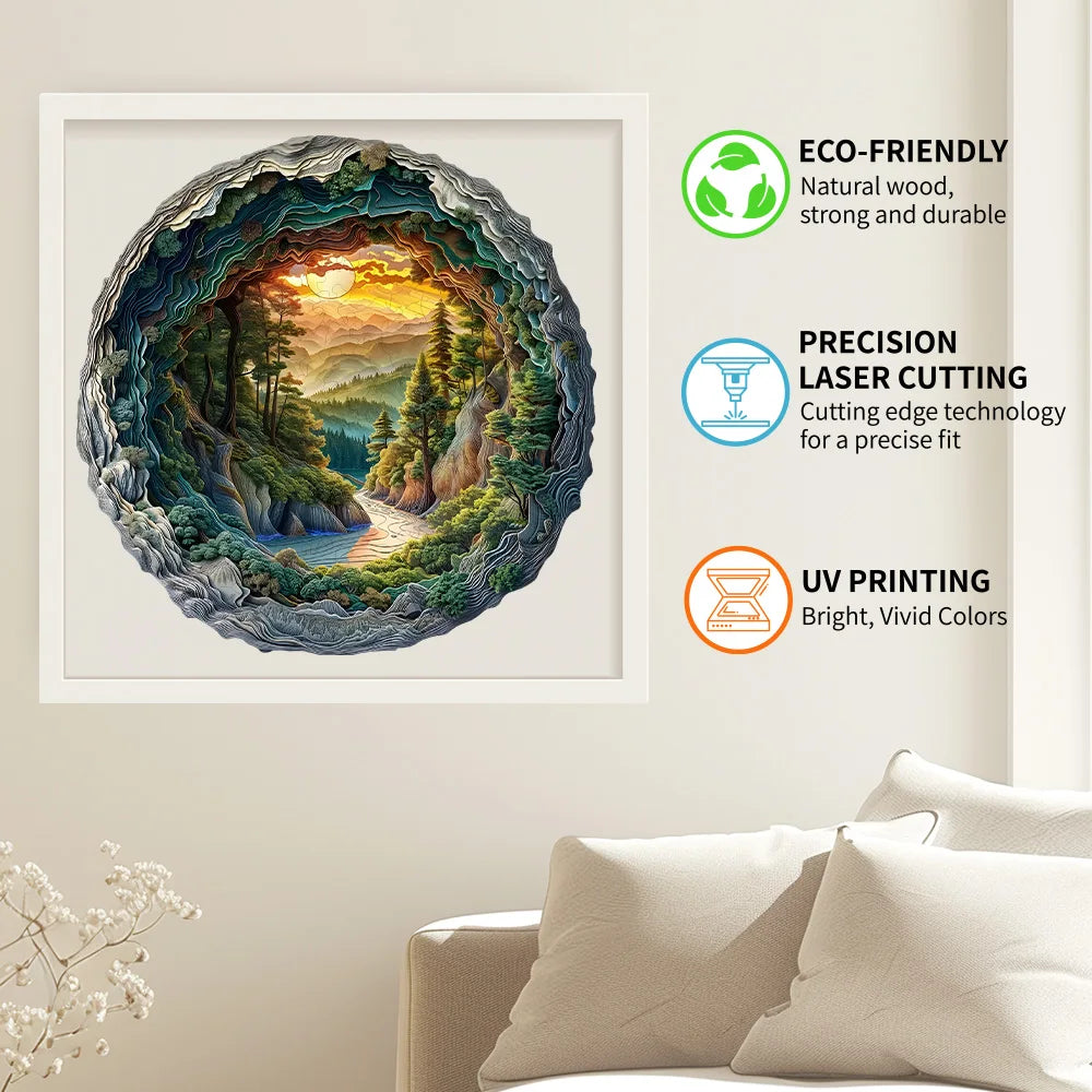 CowLost | product_id-3d-animal-forest-cave-wooden-puzzle-adult-stress-relief-toy |4